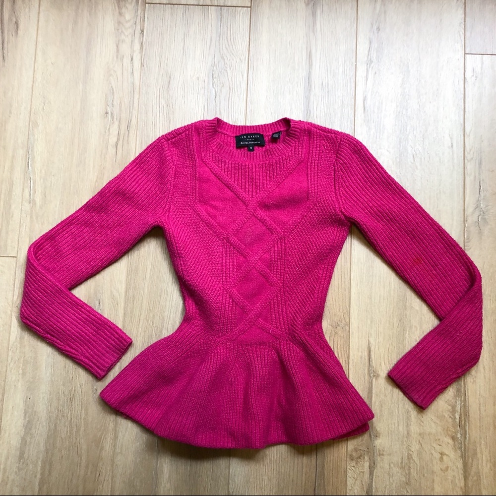 Ted Baker Peplum Sweater